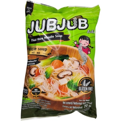Jub Jub Bezlepkové instantné ryžové rezance zelenina 70 g