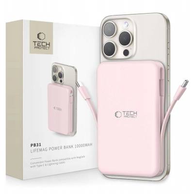 Tech-Protect Pb31 Lifemag 10000 mAh Pink