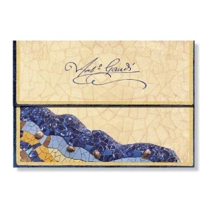 Paperblanks Embellished Manuscripts Collection Gaudi, the Manuscript of Reus Document Folder | Paperblanks