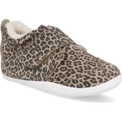 Bobux Rover Arctic Leopard shimmer prvé zimné barefoot topánky