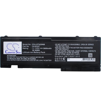 Cameron Sino Батерия за лаптоп Lenovo ThinkPad T420s T420si T430s 42T4846, 11.1V, 3600mA CAMERON SINO (CS-LVT420NB)