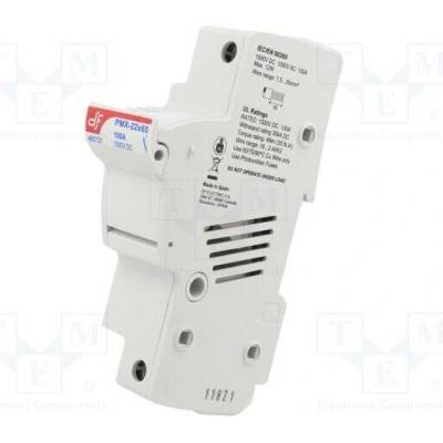 DF ELECTRIC 485720 Zásuvka; 22x65mm; na přípojnici DIN; 100A; 1,5kVDC