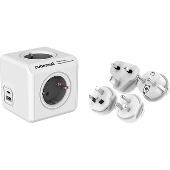 CubeNest PowerCube Original USB PD 20W A+C Sivá