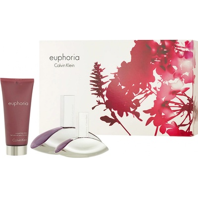 Calvin Klein Euphoria Woman EDP 100 ml + EDP 30 ml + tělové mléko 100 ml dárková sada