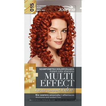 Multi Effect Color farbiaci šampón Ohnivá červená 015 35 g