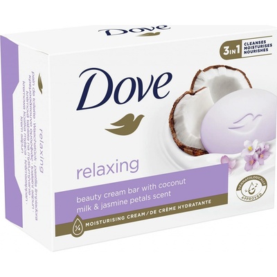 Dove Relaxing Coconut tuhé mydlo 90 g