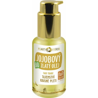 PURITY VISION Bio Zlatý jojobový olej – Fair Trade 45 ml