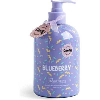 IDC Institute IDC Candy tekuté mýdlo na ruce se silnou a dlouhotrvající vůni Borůvka 500 ml
