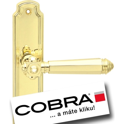 COBRA ATLANTIS PZ 90 mm klika pravá/koule mosaz leštěná lesklá