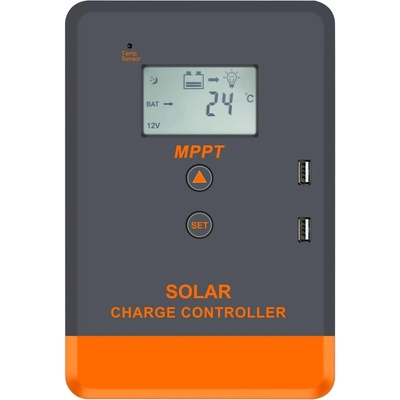 PowMr MPPT 20A 12/24V LCD USB