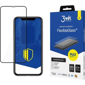 3mk Protection Протектор за iPhone XR / iPhone 11 - 3mk - FlexibleGlass Max - Черен