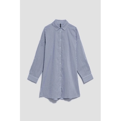 Moodo WOMEN'S SHIRT L-KO-4016 BÍLÁ_NAVY modrá biela