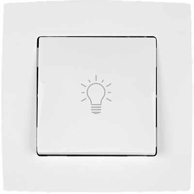 ELMARK City ЛИХТ БУТОН БЯЛ (190183)