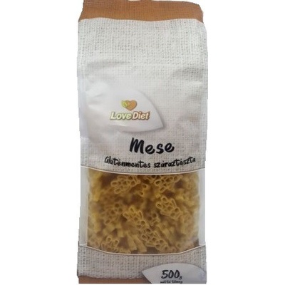 LoveDiet Bezlepkové kukuřičné těstoviny pohádkové 0,5 kg