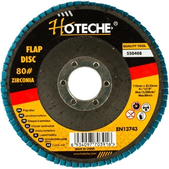 Hoteche Lamelový brusný kotouč 115 mm P80 HT550408