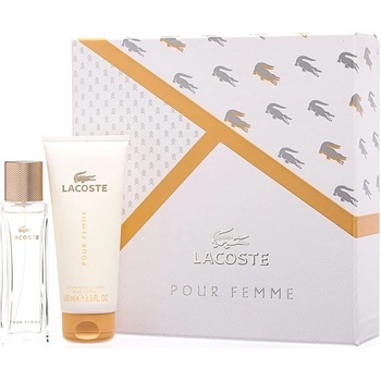 Lacoste pour Femme EDP 50 ml + tělové mléko Lacoste pour 50 ml dárková sada