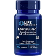 Life Extension MacuGuard Ocular Support with Saffron & Astaxanthin 60 kapslí