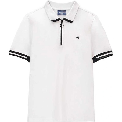 Coccodrillo Детска тениска с яка Coccodrillo в бяло (WC4143605EJB)