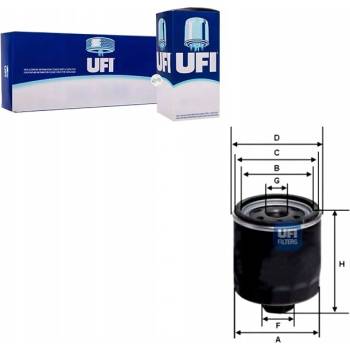 UFI OLEJOVÝ FILTER SEAT AROSA 1.0 (6H)