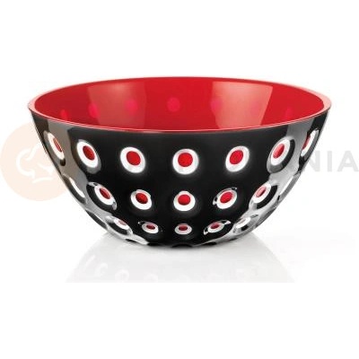GUZZINI LE MURRINE Miska černo bílo červená 25 cm