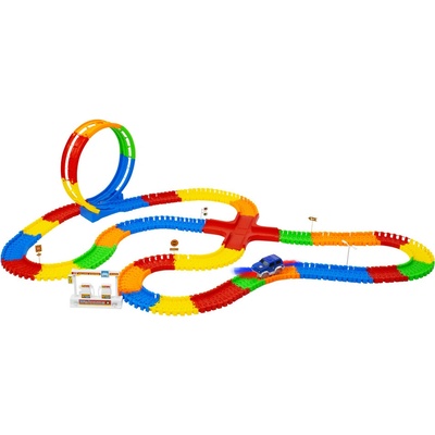 Kids World Svítící autodráha MAXI RACE 282 ks – Sleviste.cz