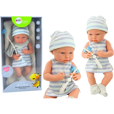 Lean Toys v bielo modrom oblečení s príslušenstvom
