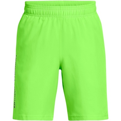 Under Armour TECH WOVEN WORDMARK SHORTS K zelená 1383341-362