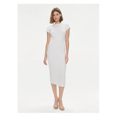 Calvin Klein Лятна рокля Q-Nova K20K206537 Бял Slim Fit (Q-Nova K20K206537)