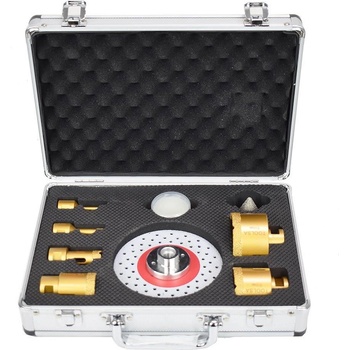 SHDIATOOL Диамантени боркорони 6-68 мм с диск и конус shdiatool (uni-07736)