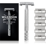 Wilkinson Sword Barber's Style Double Edge самобръсначка + резервни остриета 5 бр