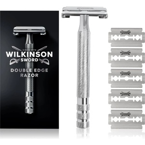 Wilkinson Sword Barber's Style Double Edge самобръсначка + резервни остриета 5 бр