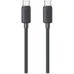 Usams USB Cable Usams USB-C - USB-C 1 m Black