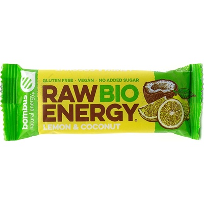 Bombus Energy Tyčinka Citron a kokos Bio Raw 50 g