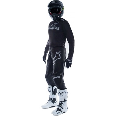 Dvoudílná kombinéza Alpinestars Fluid Graphite černá/šedá – Zboží Mobilmania