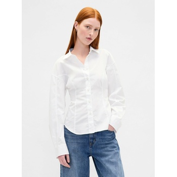 GAP Поплинова риза Dolman Classic Shirt GAP GAP | Byal | ЖЕНИ | XXS
