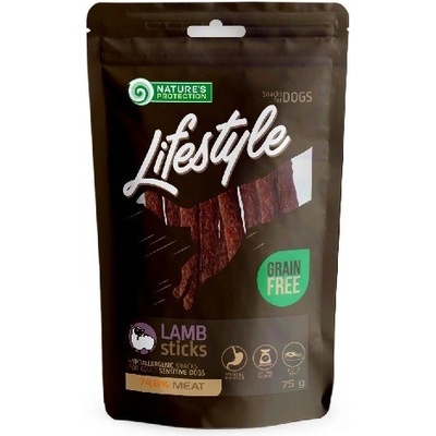 Natures Protection Pamlsok Natures P Lifestyle dog lamb stic x 12 x 75 g