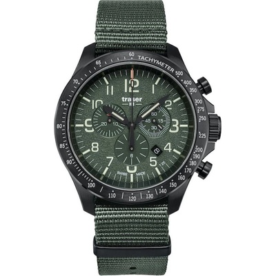 Traser P67 Officer Pro Chronograph Green Nato