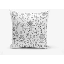 Minimalist Cushion Covers s prímesou bavlny Flower 45 x 45 cm