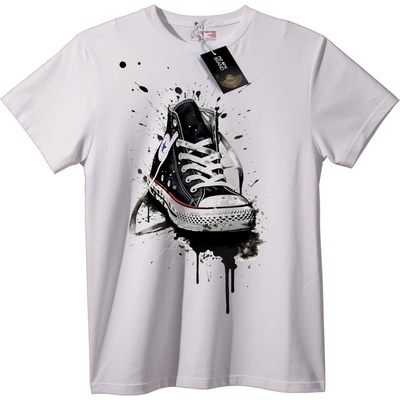 NOONEBRAND Тениска Градско Изкуство Маратонки - S, Black