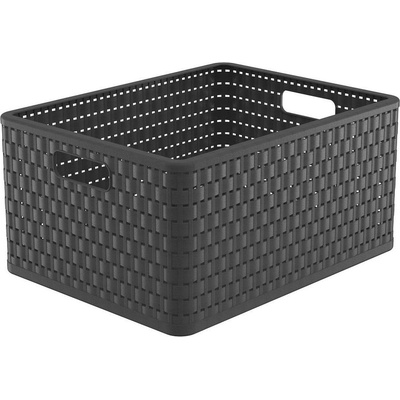 Rotho Country Úložný box 43 x 33 x 21,5 cm 28 l antracit 1166808853