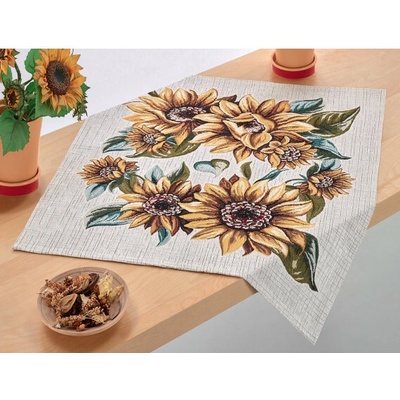 Mondo Gobelínový obrus 90x90cm Slnečnice Chenille IT120 90x90cm