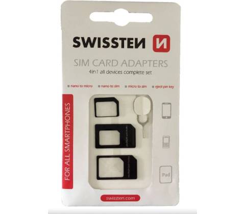 SWISSTEN SIM ADAPTÉR 4in1