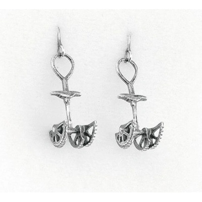 Rock Empire náušnice Friend ZPJ003 starostriebro