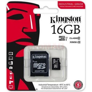 Kingston microSDHC Industrial 16GB C10/U1 SDCIT/16GB