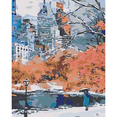 zuty Malování podle čísel Park v New Yorku 80 x 100 cm bez rámu a bez vypnutí plátna
