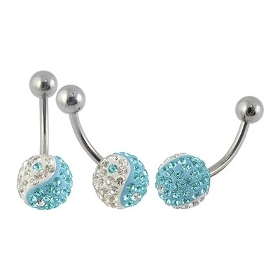 Piercingate piercing do pupíku s krystaly PBSW00060