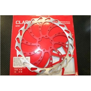 Clarks Спирачен диск Clarks LE Wavey 185 мм червен