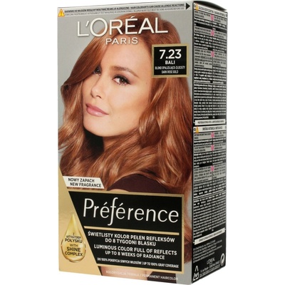 L'Oréal Paris Préférence 7.23 farba na vlasy Bali 174 ml