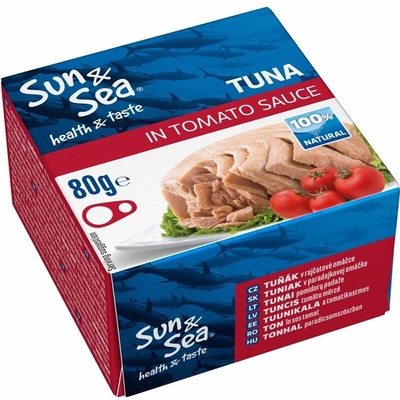 Sun & Sea Tuniak v paradajkovej omáčke 80 g