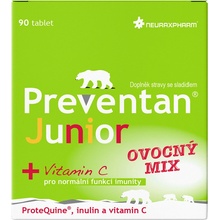 Preventan Junior ovocný mix 90 tablet